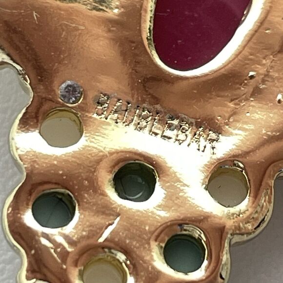 BaubleBar Gold Tone Turquoise Blue White Mauve Cabochon Dangle Earrings Bold - Picture 2 of 7